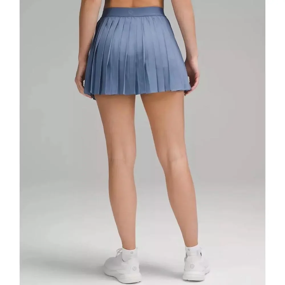 Lululemon High-Rise Pleated Tennis Skirt Oasis Blue Women’s Size 12 - Picture 4 of 12